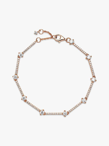 Carave Paris Diamond Station Tennis Bracelet
