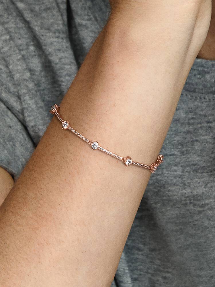 Sterling Silver Stone Bracelet