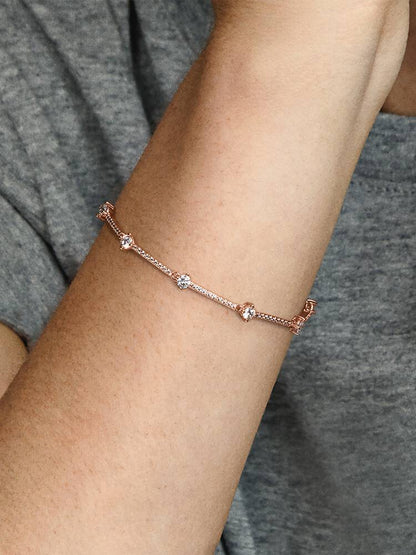 Carave Paris Diamond Station Tennis Bracelet