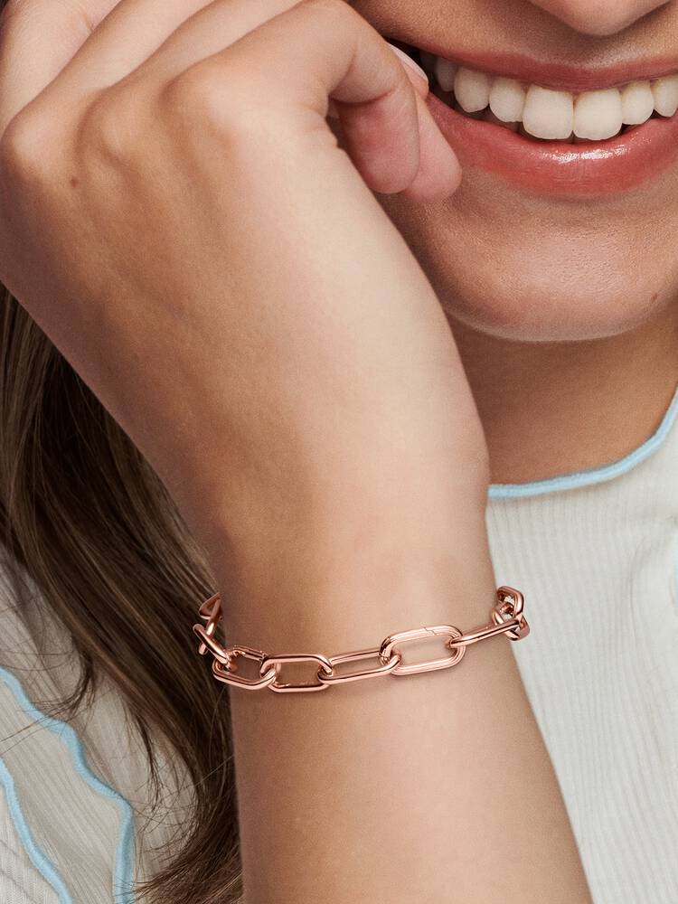 Carave Paris Rose Gold Paperclip Link Bracelet