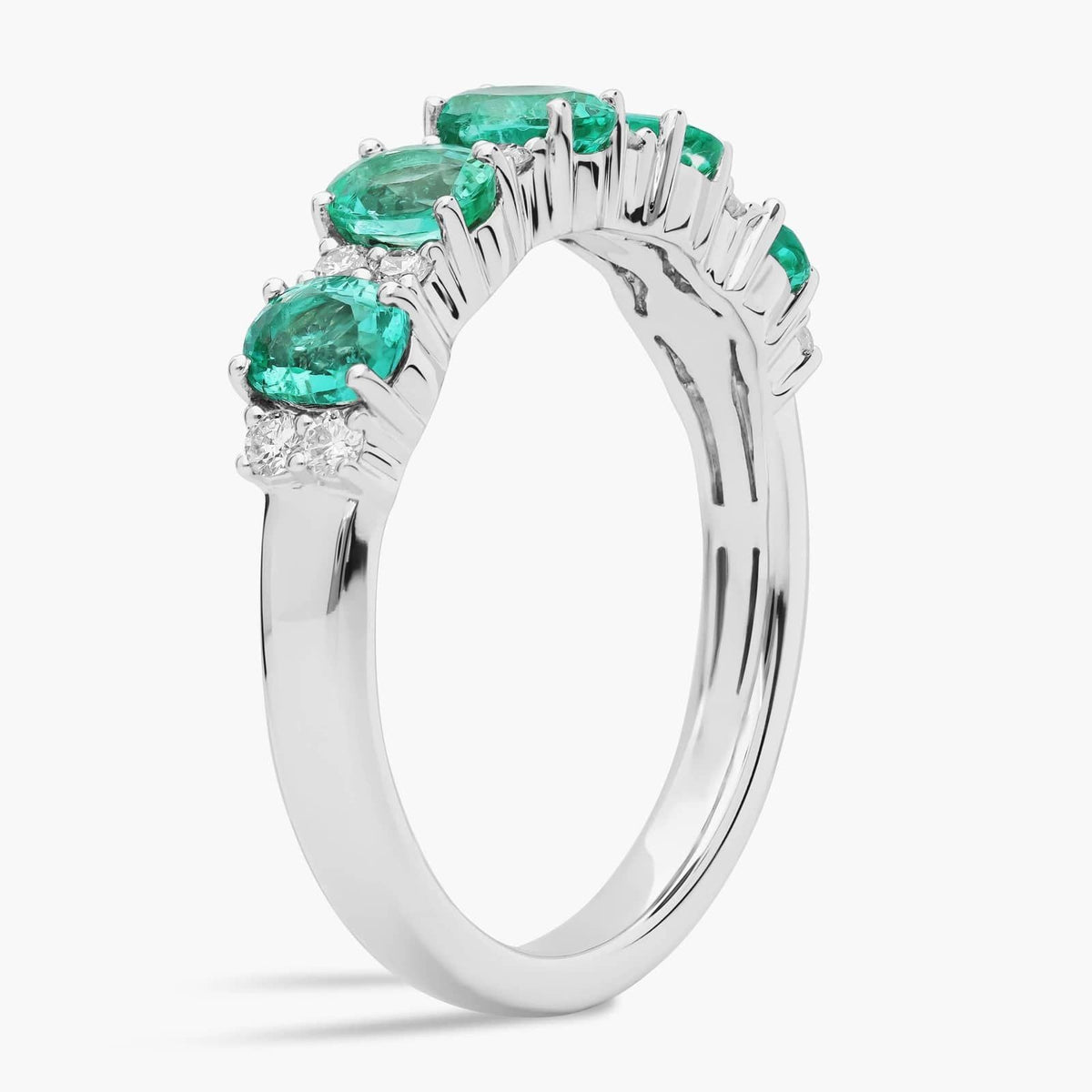 Carave Paris Emerald Eternity Band Ring