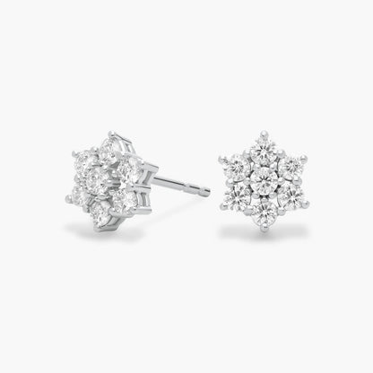 Carave Paris Floral Cluster Stud Earrings
