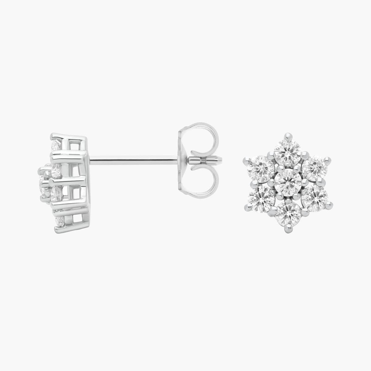 Carave Paris Floral Cluster Stud Earrings