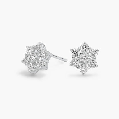 Carave Paris Floral Cluster Stud Earrings