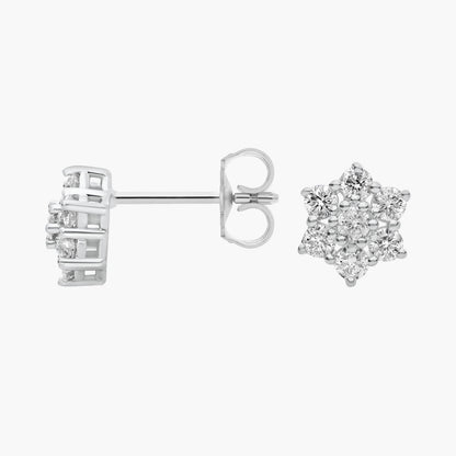 Carave Paris Floral Cluster Stud Earrings
