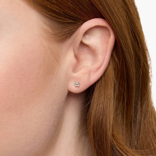 Carave Paris Princess Cut Solitaire Stud Earrings