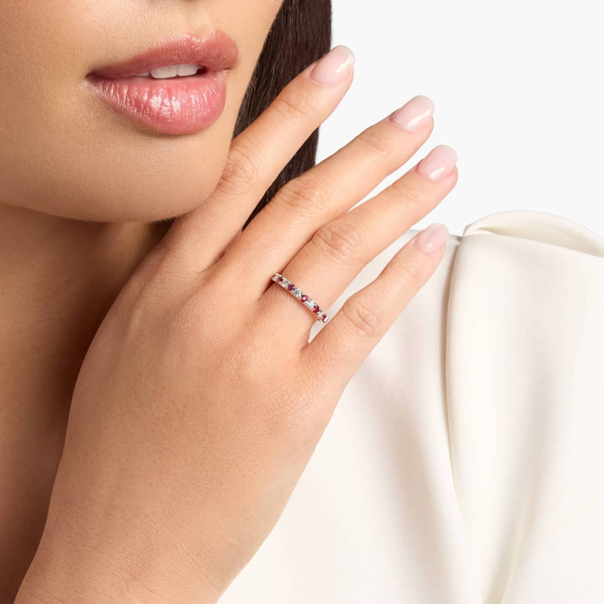 Carave Paris Ruby Eternity Band Ring