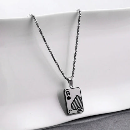 Carave Paris Ace Card Pendant Necklace