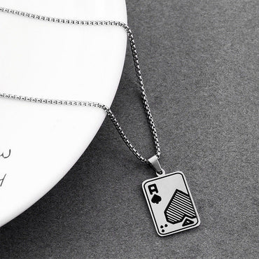 Carave Paris Ace Card Pendant Necklace
