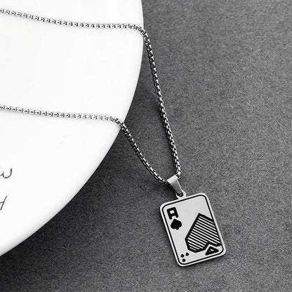 Carave Paris Ace Card Pendant Necklace