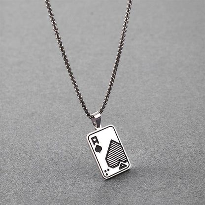 Carave Paris Ace Card Pendant Necklace