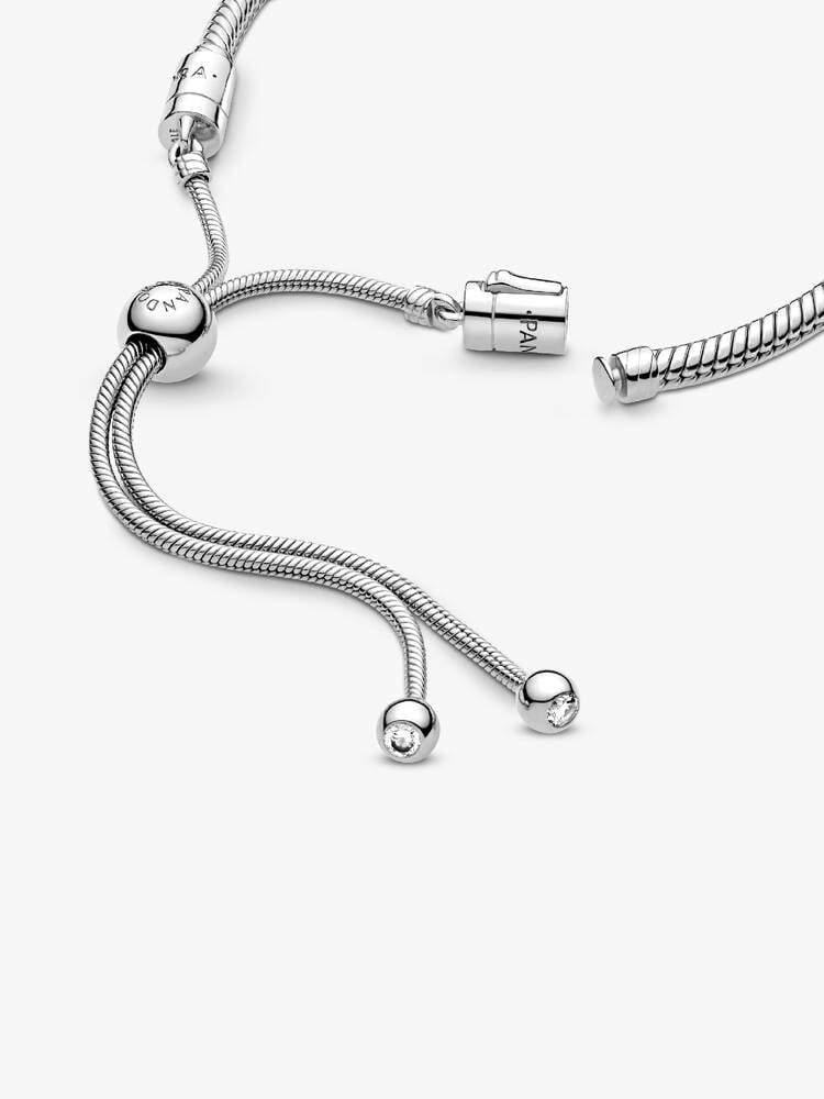Sterling Silver Adjustable Snake Chain Bracelet
