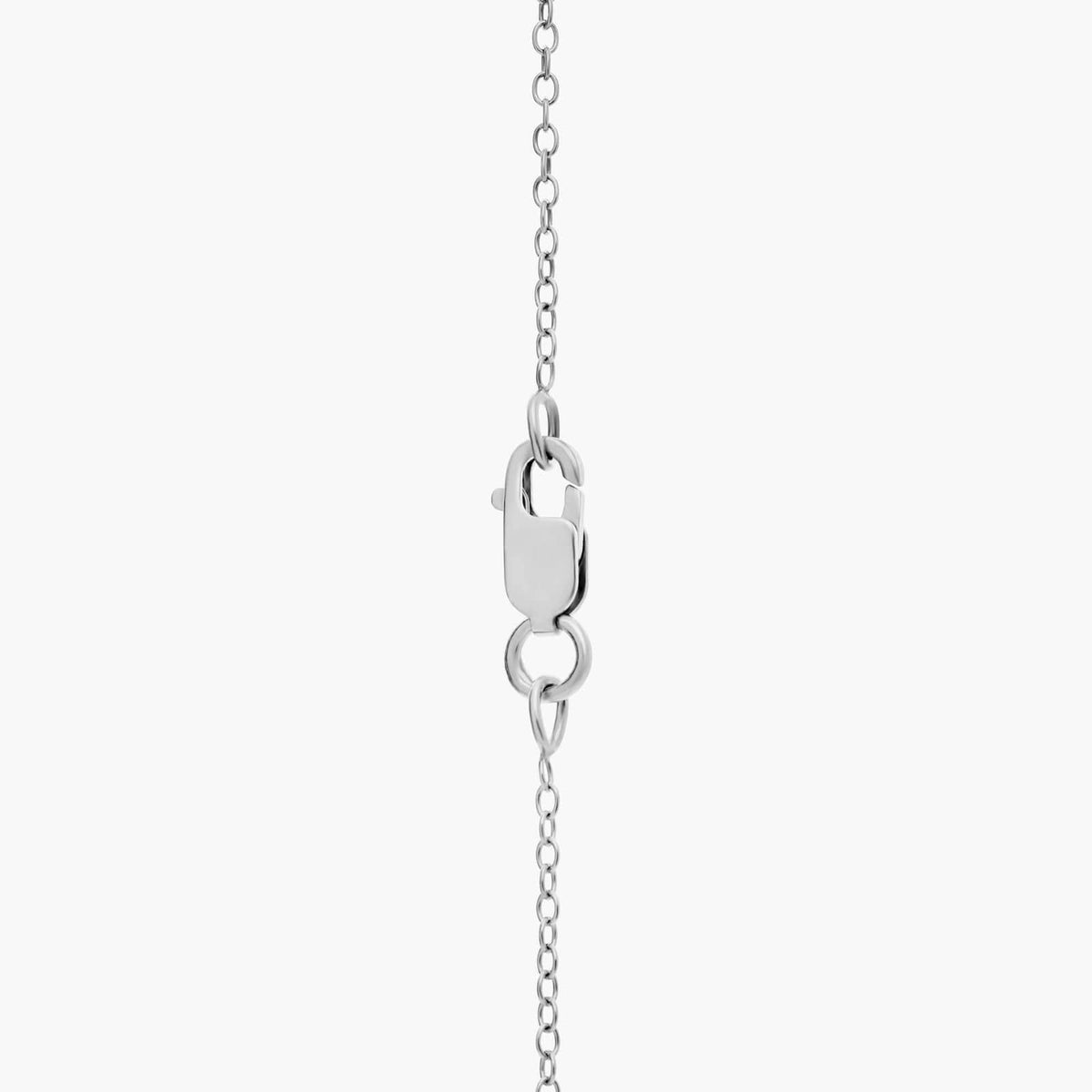 Carave Paris Aqua Teardrop Halo Pendant Necklace