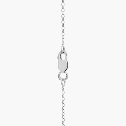Carave Paris Aqua Teardrop Halo Pendant Necklace