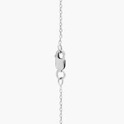 Sterling Silver Aquamarine Tanzanite Triple Drop Diamond Pendant Necklace