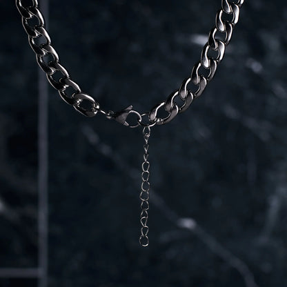 Carave Paris Onyx Link Chain Pendant Necklace