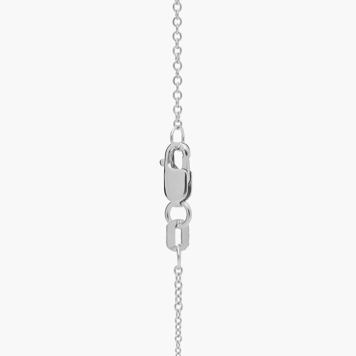 Carave Paris Round Blue Topaz Solitaire Pendant Necklace