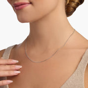 Sterling Silver Box Chain Necklace