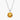 Carave Paris Golden Citrine Halo Pendant Necklace