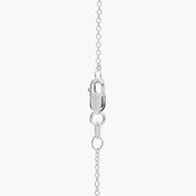Sterling Silver Citrine Solitaire Pendant Necklace