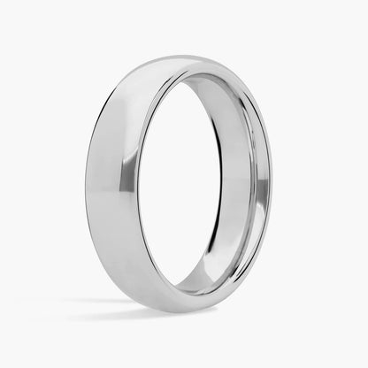 Carave Paris Modern Brushed Center Wedding Band Ring