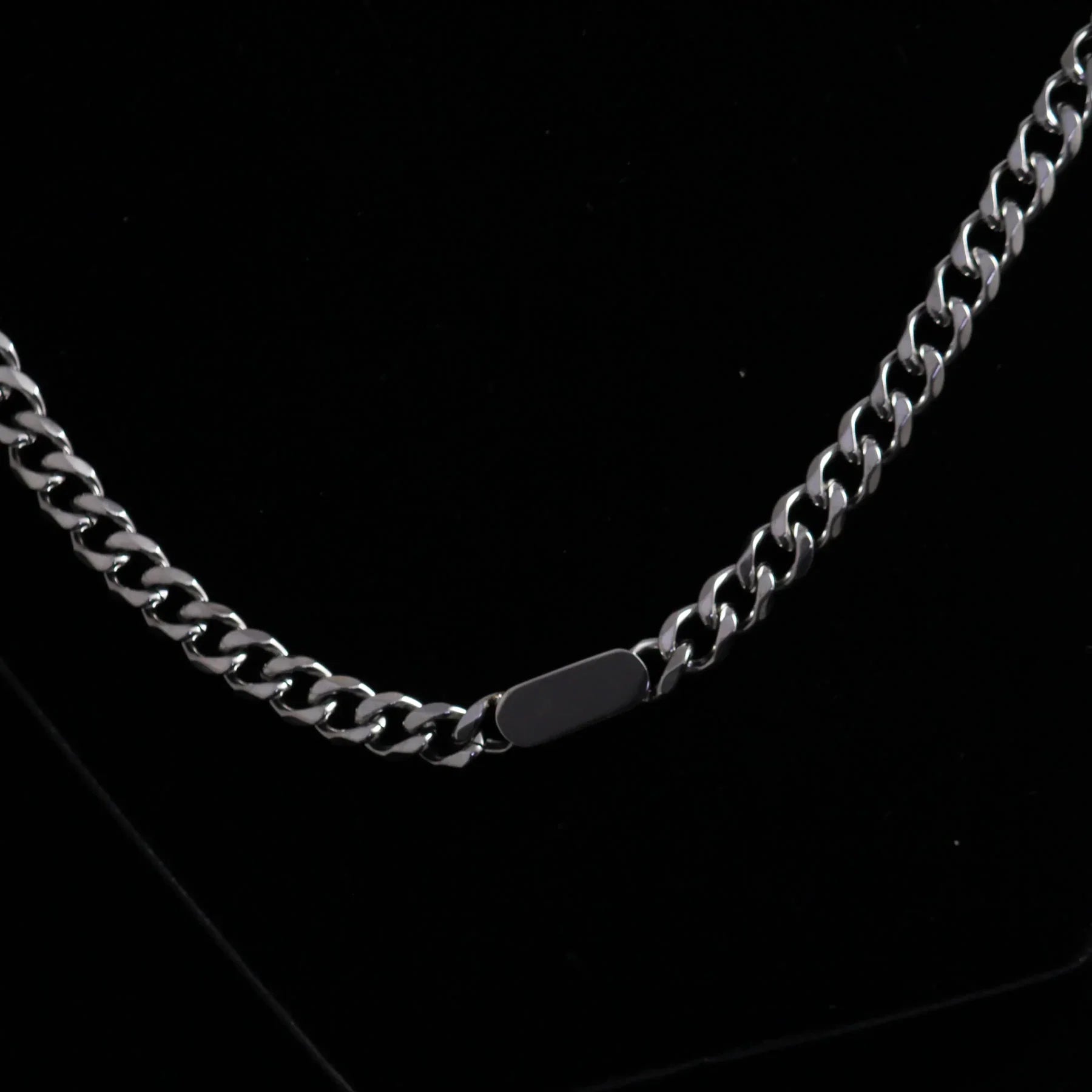 Sterling Silver Classic Curb Chain Necklace for Men