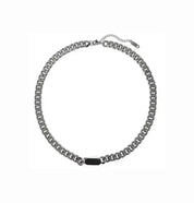 Sterling Silver Classic Curb Chain Necklace for Men