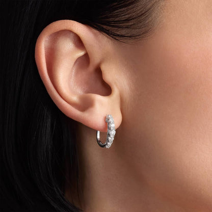 Carave Paris Classic Pavé Hoop Earrings