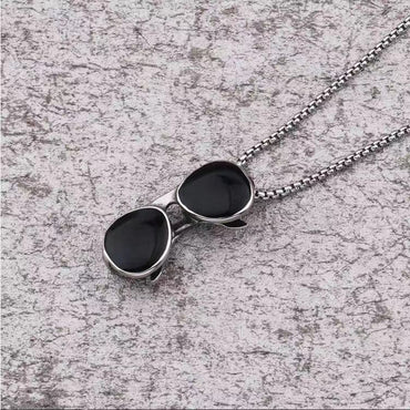 Carave Paris Dual Onyx Drop Pendant Necklace