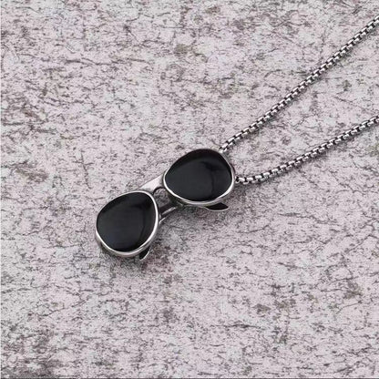 Carave Paris Dual Onyx Drop Pendant Necklace