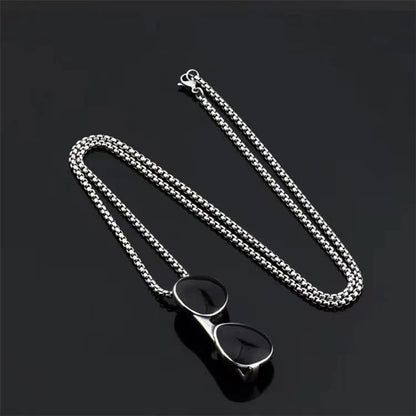 Carave Paris Dual Onyx Drop Pendant Necklace