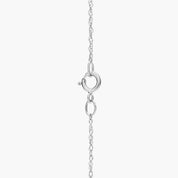 Sterling Silver Emerald Cut Blue Sapphire Solitaire Pendant Necklace