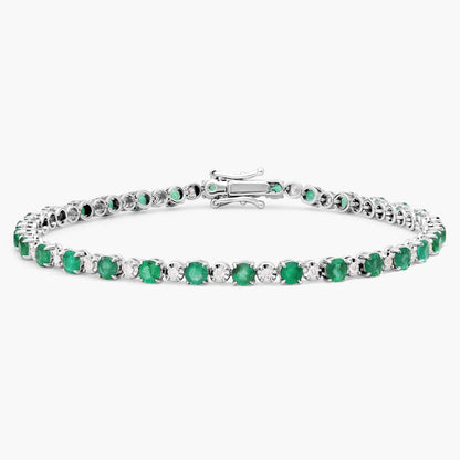 Carave Paris Emerald Green Tennis Bracelet