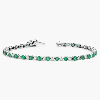 Carave Paris Emerald Green Tennis Bracelet