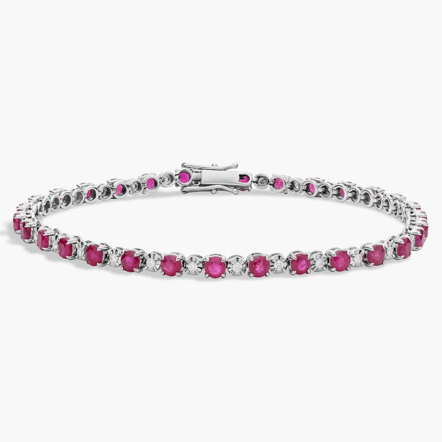 Carave Paris Pink Ruby Tennis Bracelet