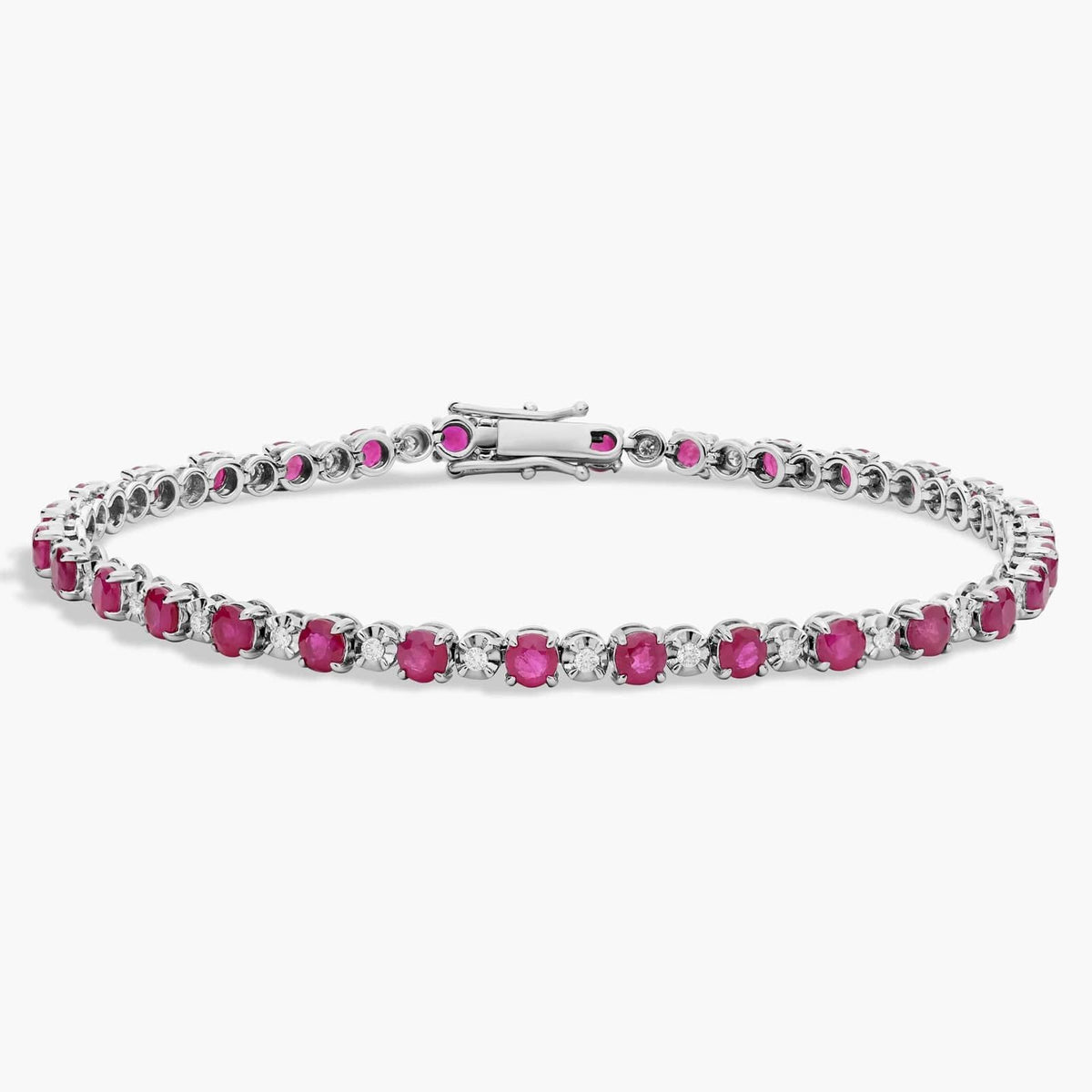 Carave Paris Pink Ruby Tennis Bracelet