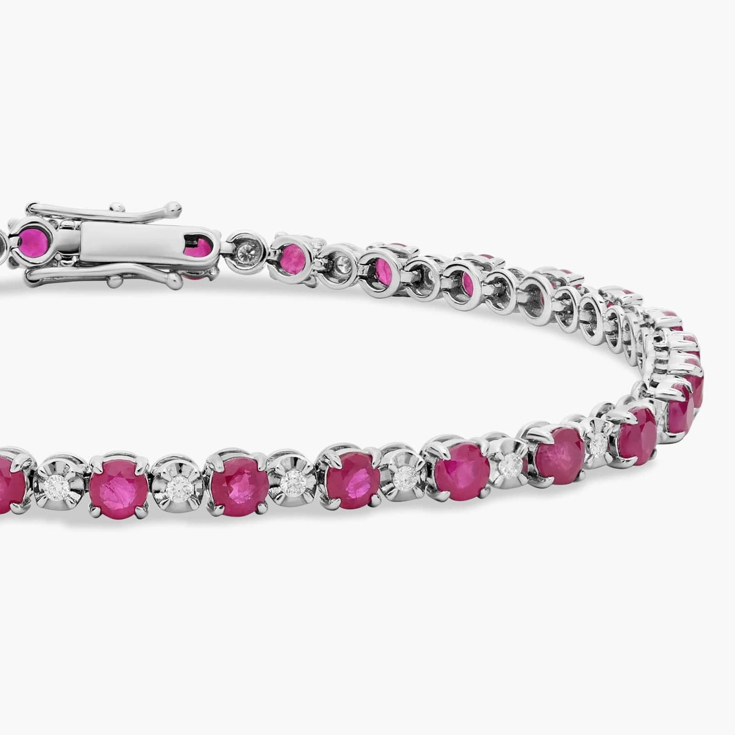 Carave Paris Pink Ruby Tennis Bracelet