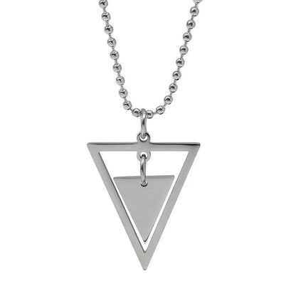 Carave Paris Minimalist Triangle Pendant Necklace