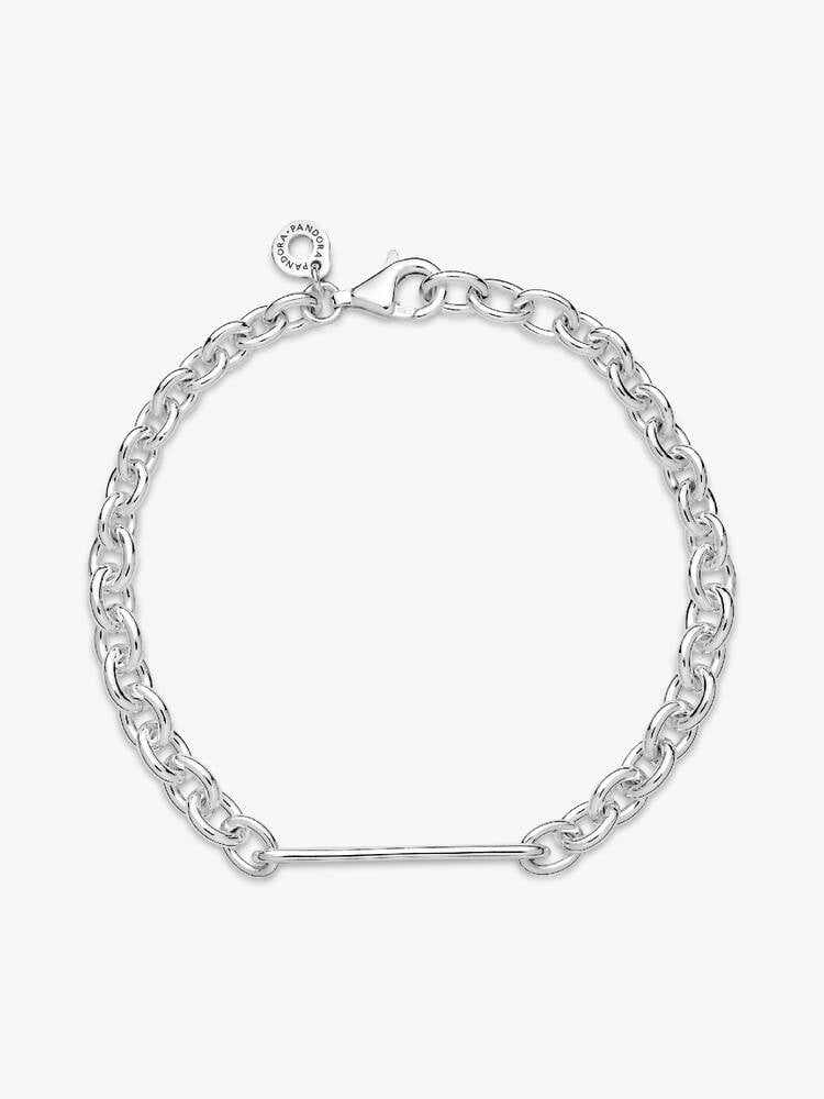 Sterling Silver ID Chain Bracelet