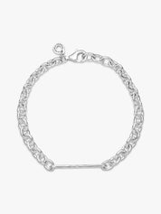 Sterling Silver ID Chain Bracelet