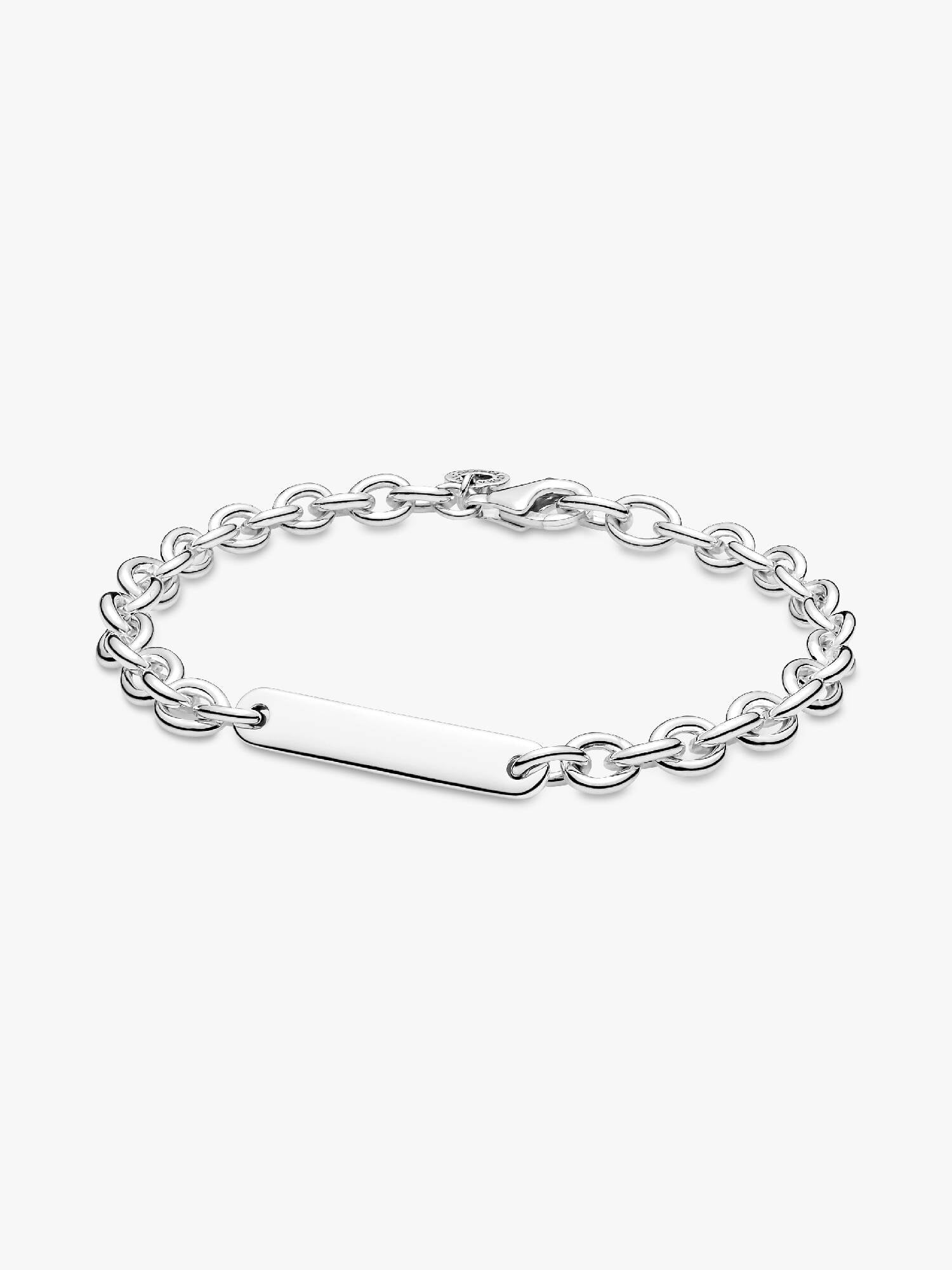 Sterling Silver ID Chain Bracelet