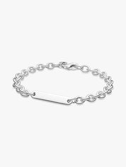 Sterling Silver ID Chain Bracelet