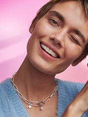 Sterling Silver Bold Link Chain Necklace