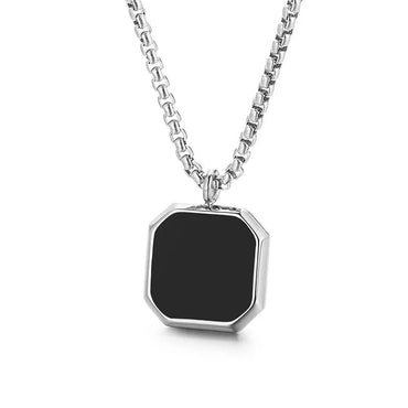 Carave Paris Octagon Black Onyx Pendant Necklace