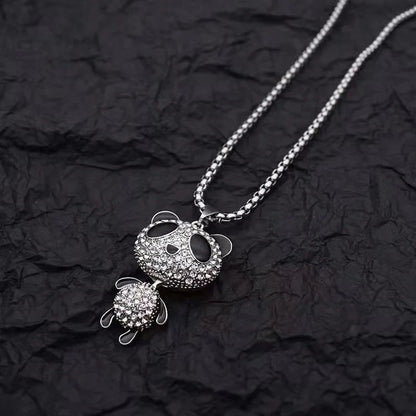 Carave Paris Pavé Panda Pendant Necklace