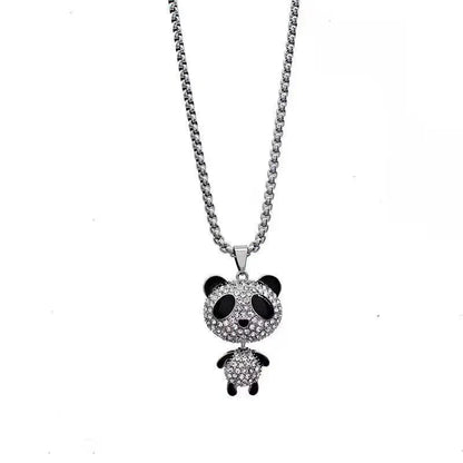 Carave Paris Pavé Panda Pendant Necklace
