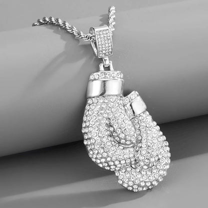 Carave Paris Pavé Boxing Glove Pendant Necklace