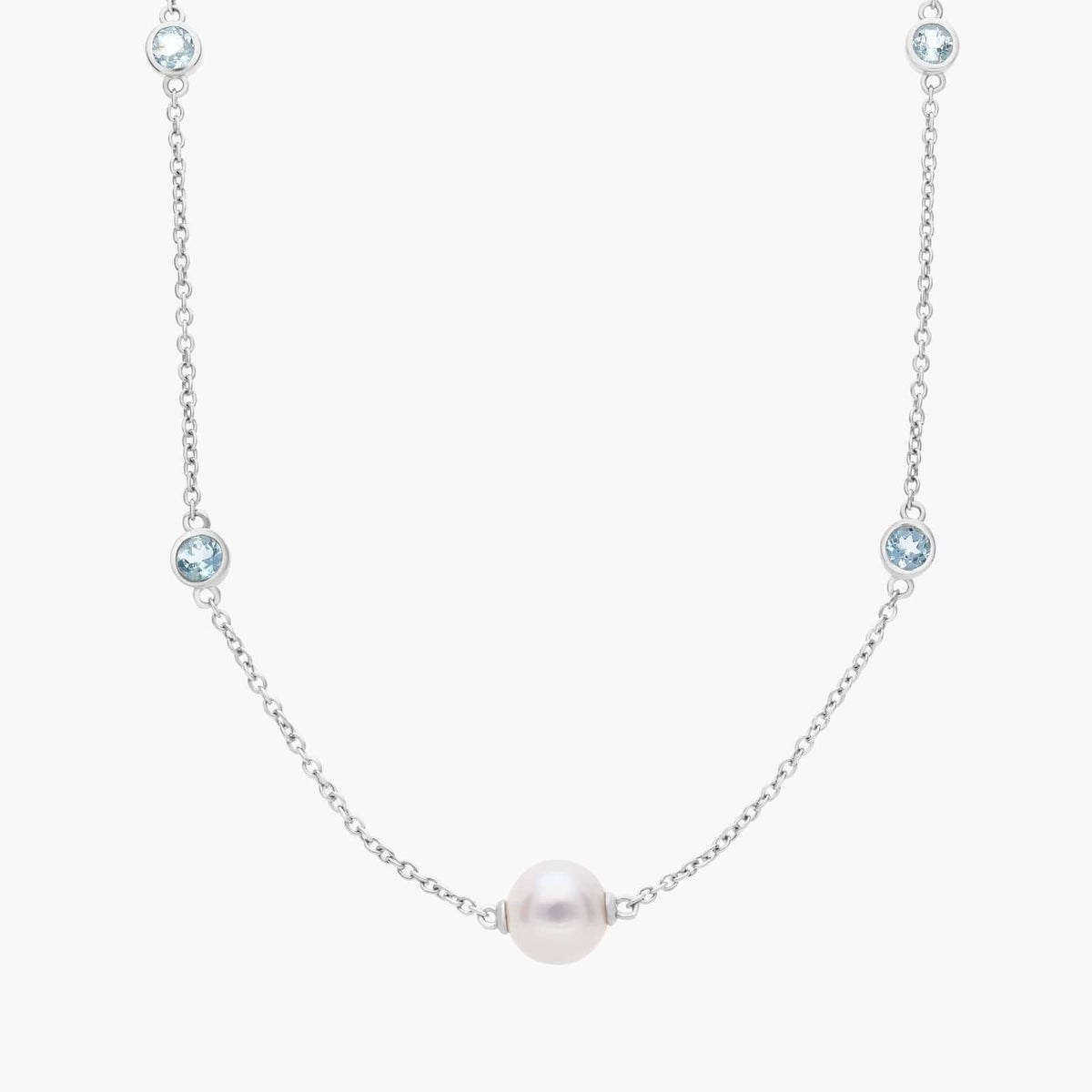 Carave Paris Layered Pearl Station Necklace