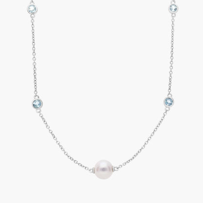 Carave Paris Layered Pearl Station Necklace