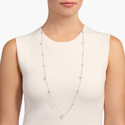 Carave Paris Layered Pearl Station Necklace